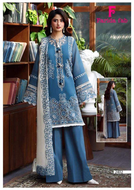Farida fab parian dream vol-24 wholesale dress material masjid in mumbai